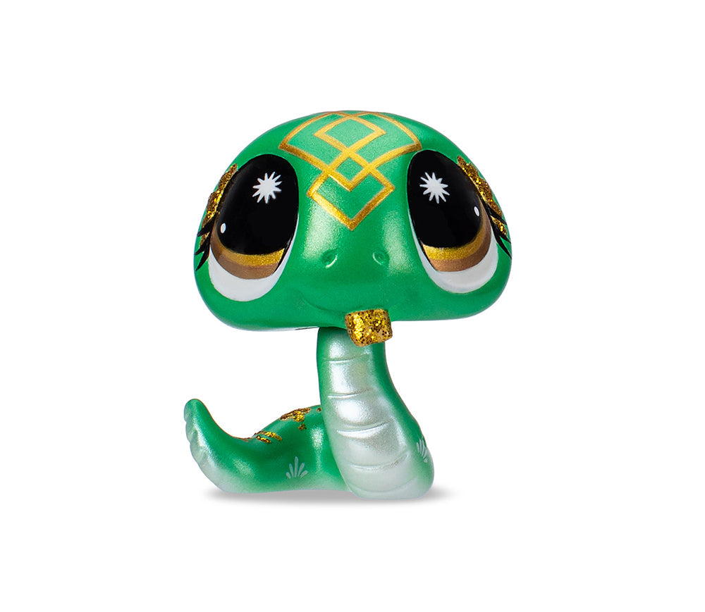 Littlest Pet Shop Year of the Snake "Green" Figure with Code  2025 Exclusive