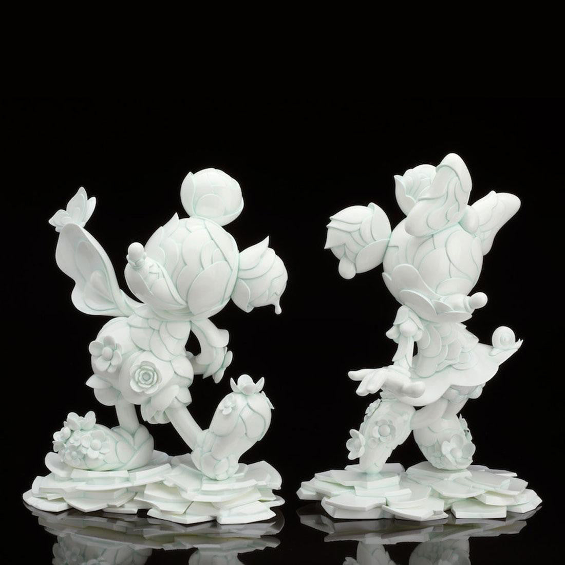 Mickey & Minnie 90th Anniversary White Set Signed