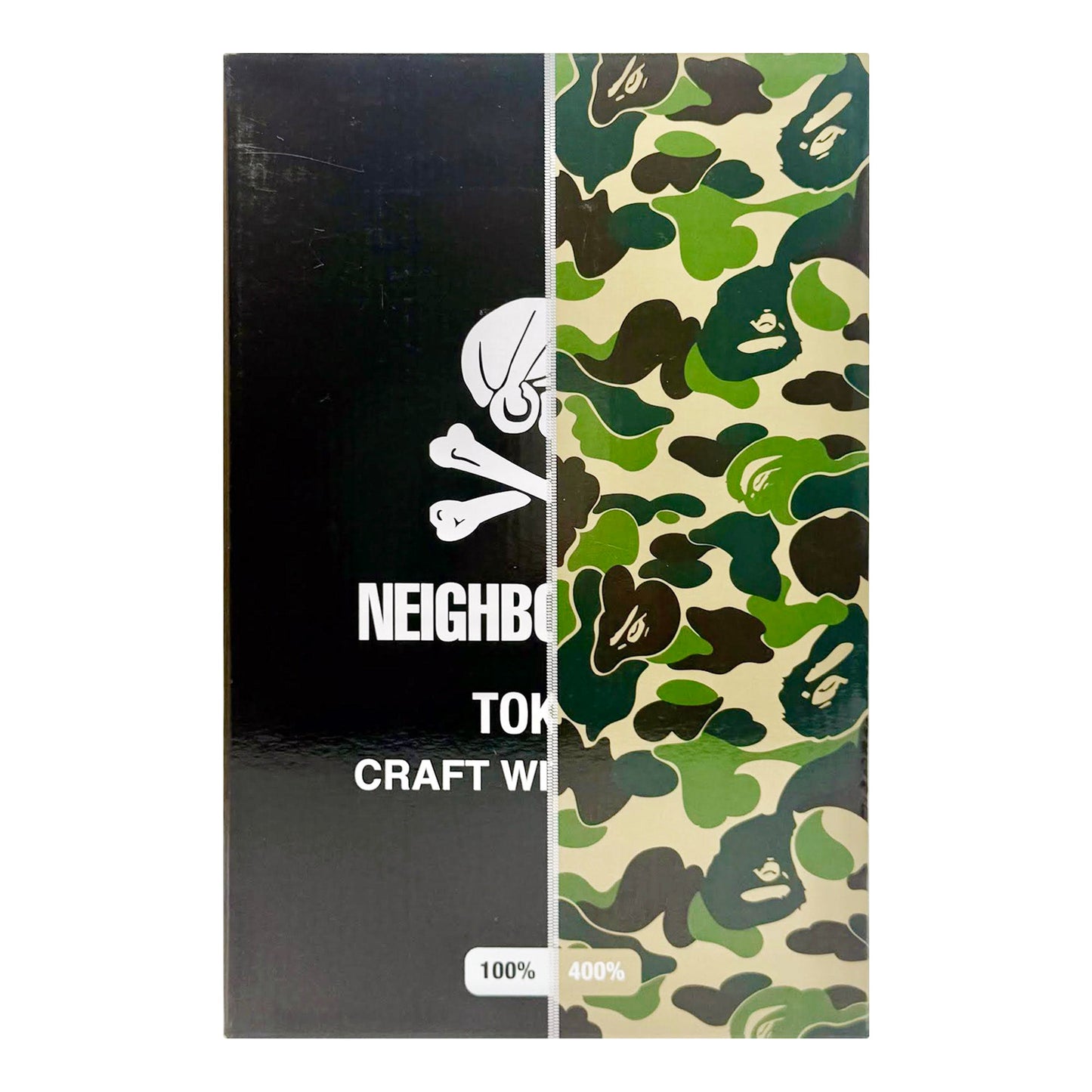 Black and green violent bear